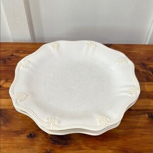 Lenox Butler's Pantry Gourmet Scalloped Edge Dinner Plates Set of 2